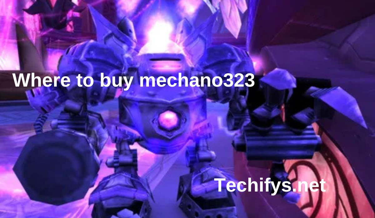 Where to Buy Mechano323